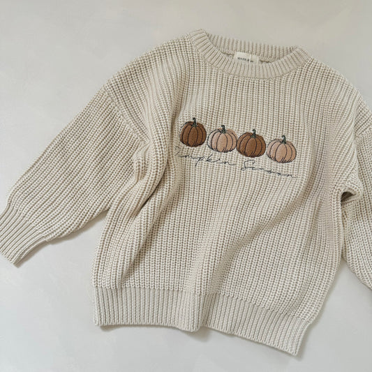 Pumpkin Knit 3-4y