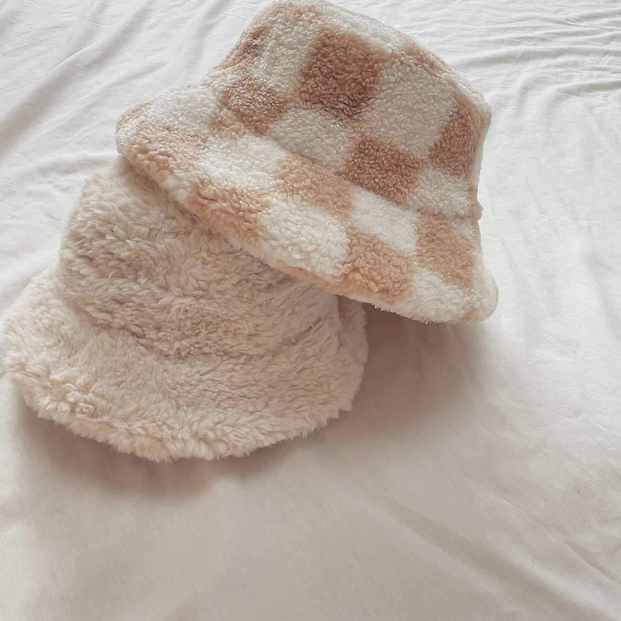 Beige Teddy Hat