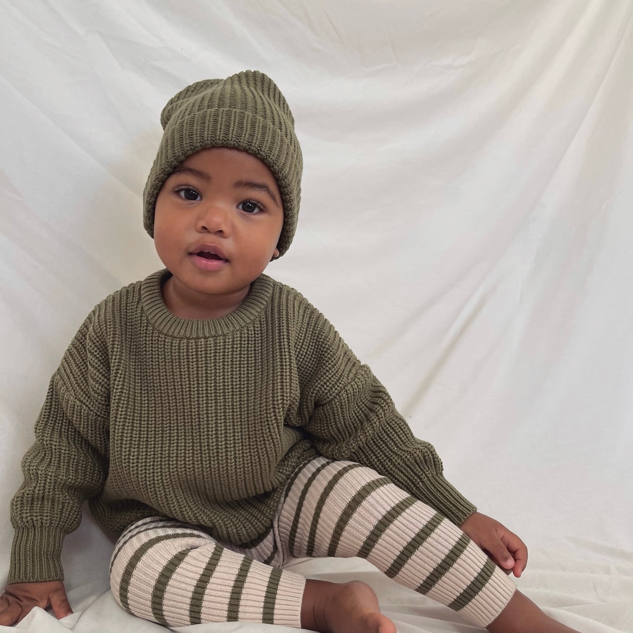 Olive Aspen Beanie