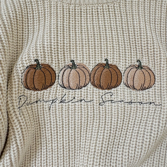 Pumpkin Knit 3-4y