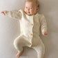 Oatmeal Teddy Romper