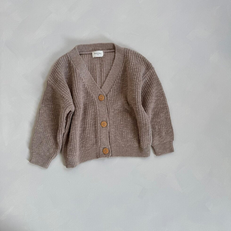 Beige Teddy Cardigan
