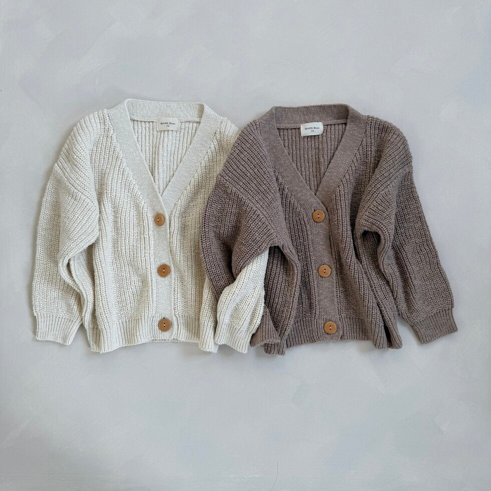 Beige Teddy Cardigan