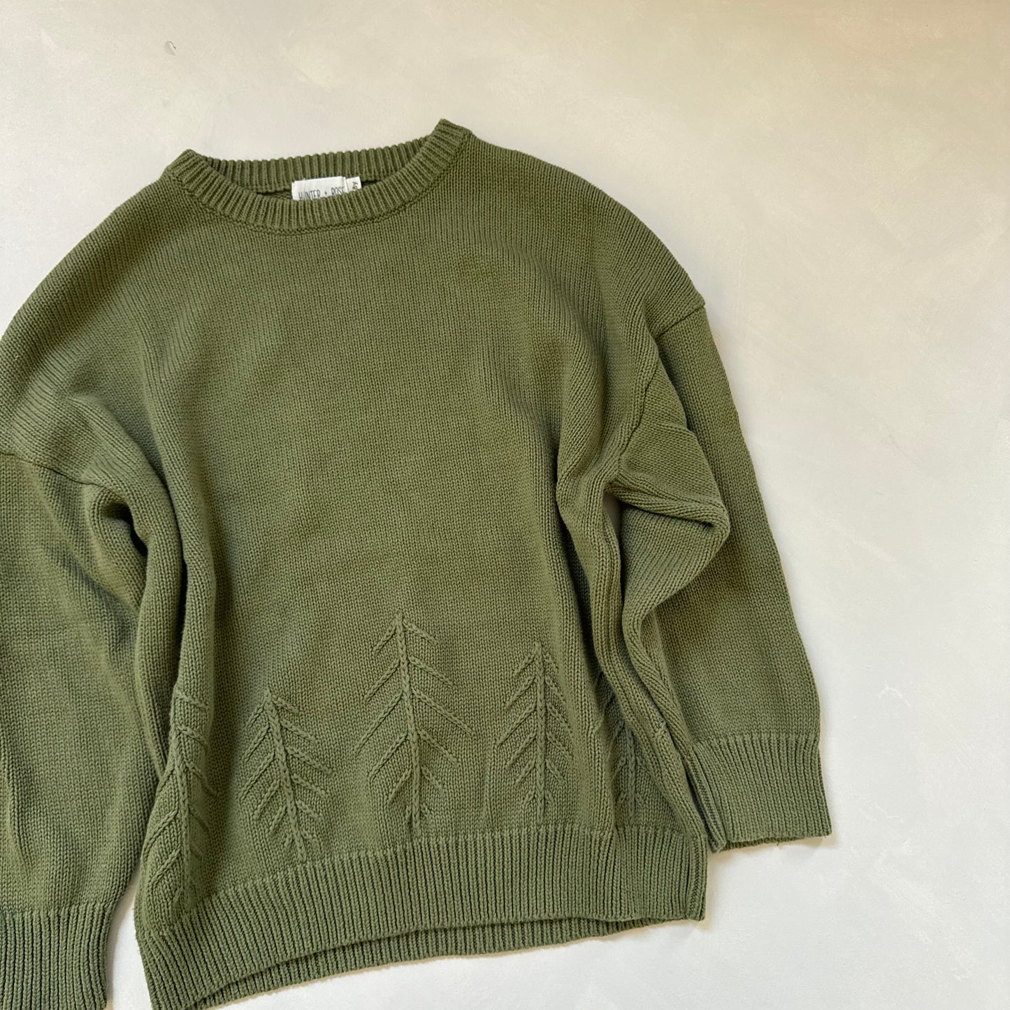 Forest green Christmas jumper 7-8y