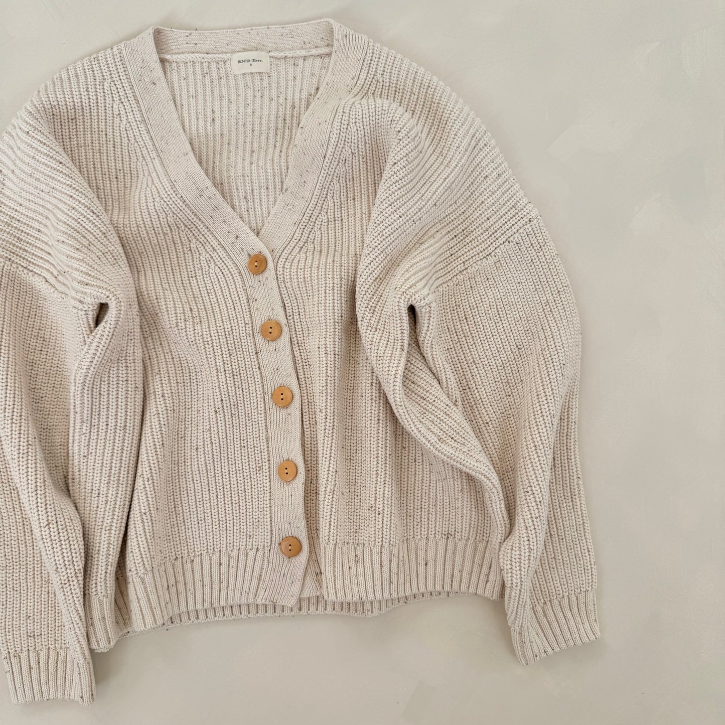 Adult Cocoa Flecked Avery Cardigan