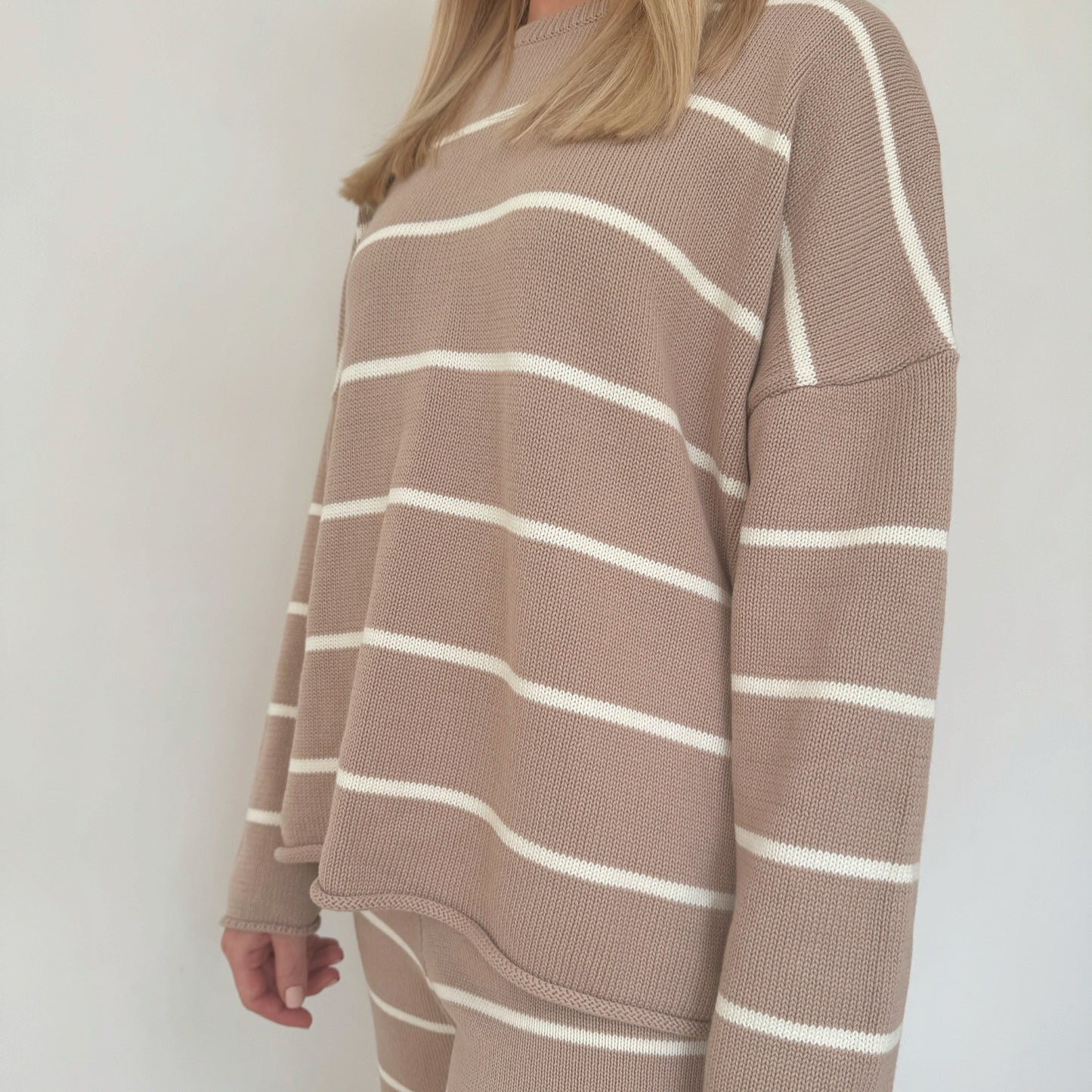 Adult Fawn Stripe Quinn Jumper