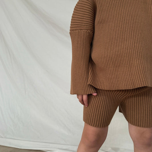 Walnut Ribb Shorts