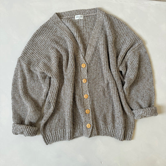 Adult Taupe Avery Cardigan Small Sample