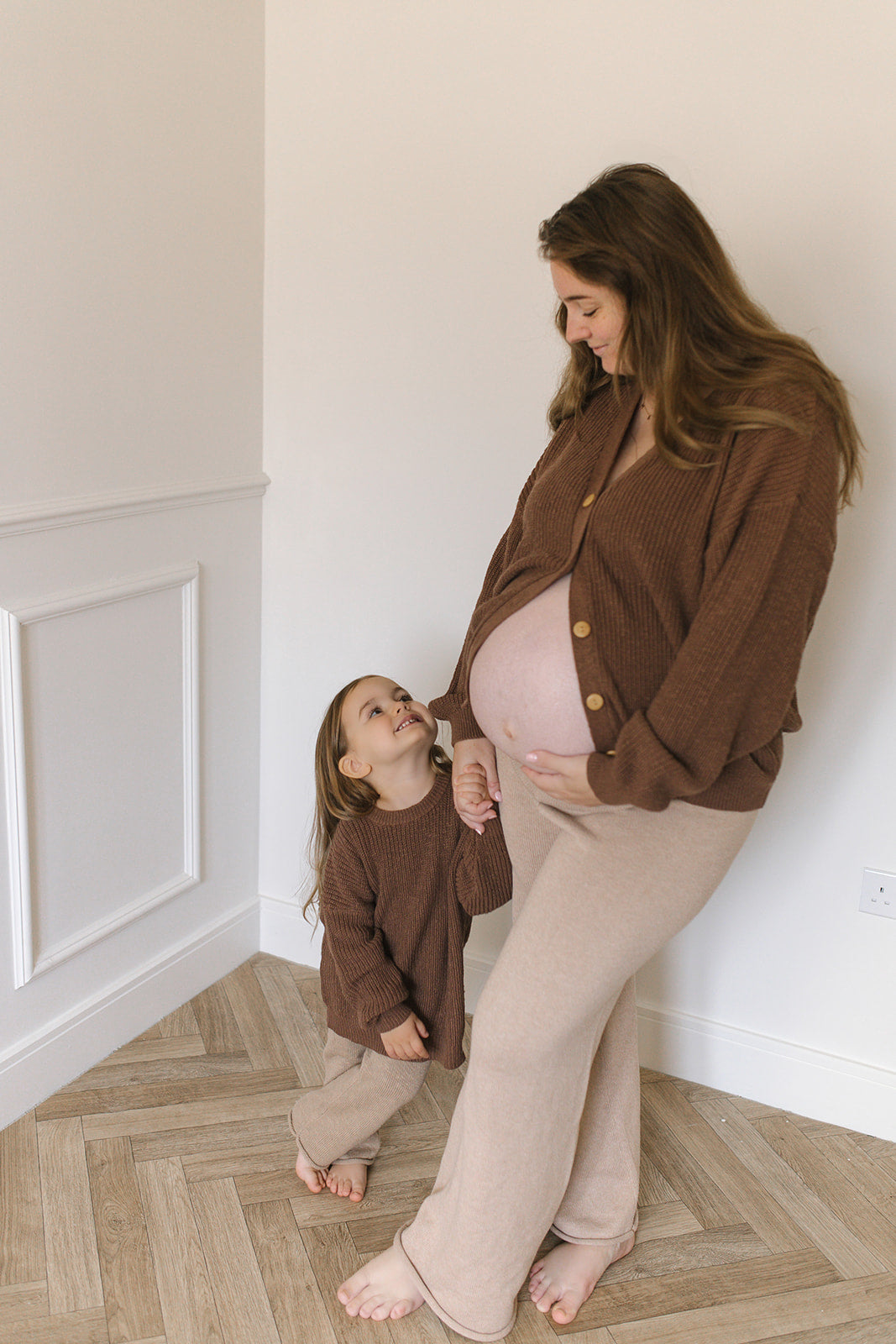 Adult Cocoa Teddy Cardigan
