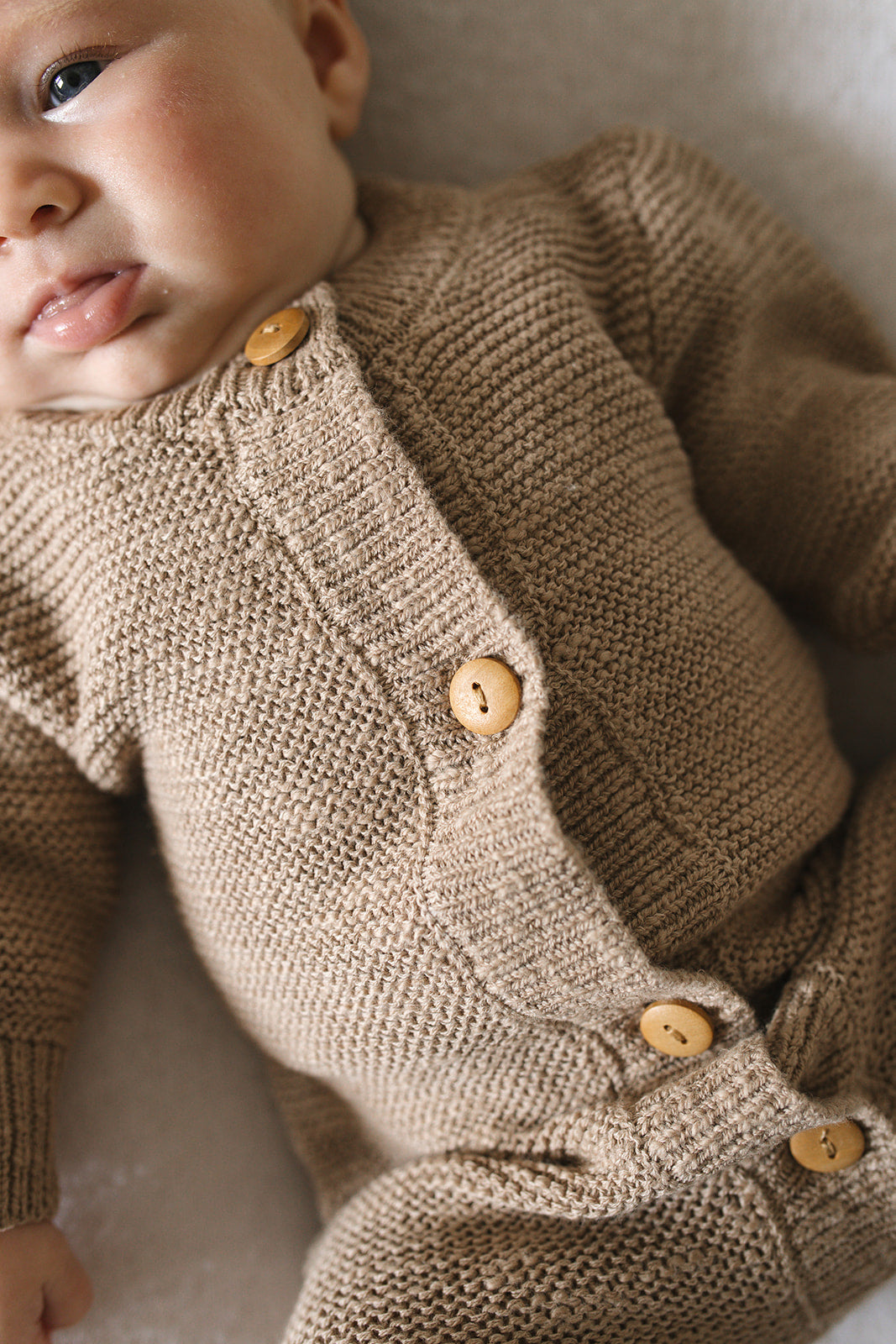 Beige Teddy Romper