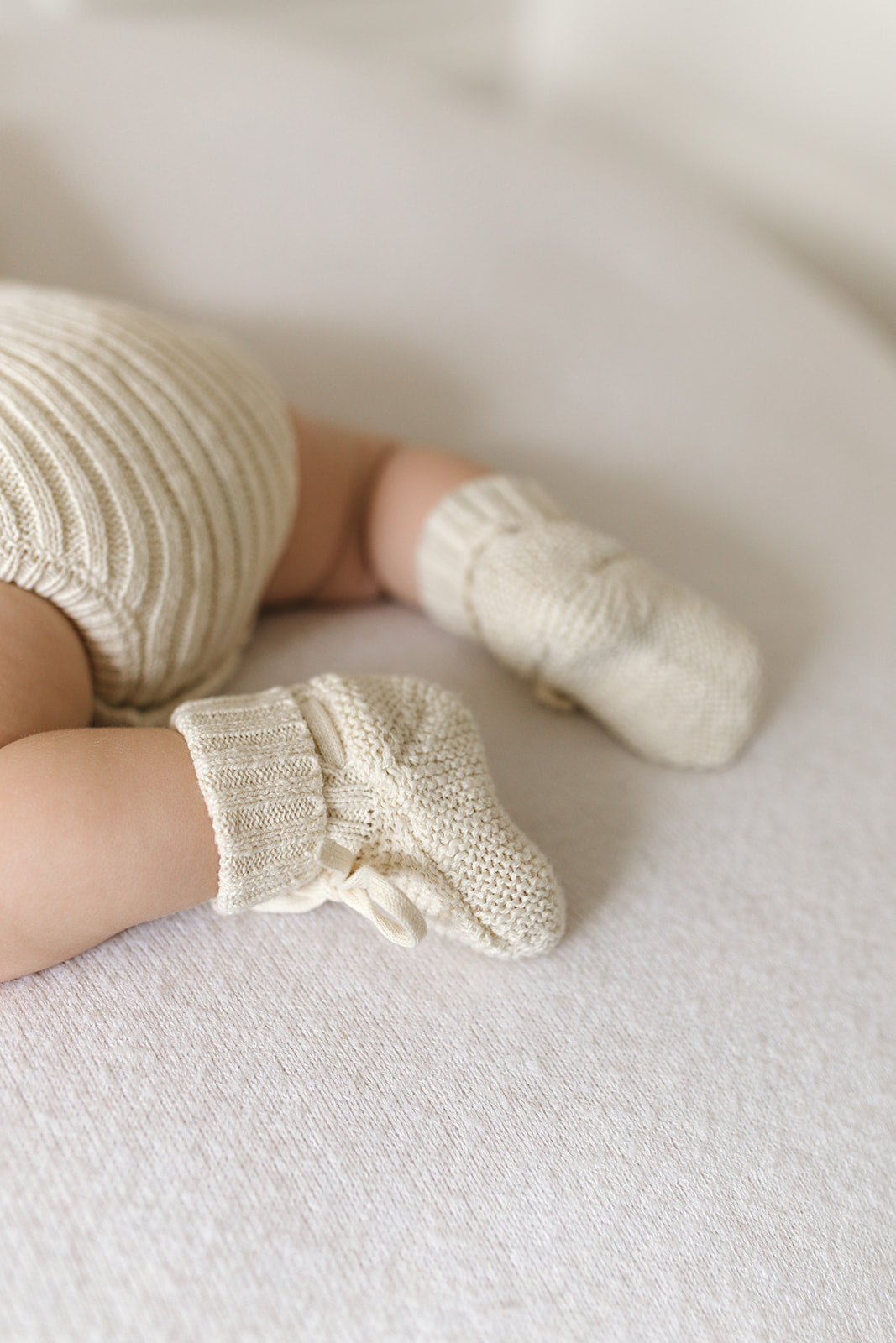 Oatmeal Teddy Booties