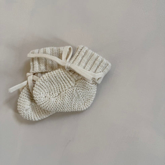 Oatmeal Teddy Booties