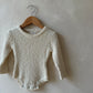 Oatmeal Teddy Bodysuit 3-6m