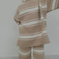 Beige Stripe Quinn Jumper