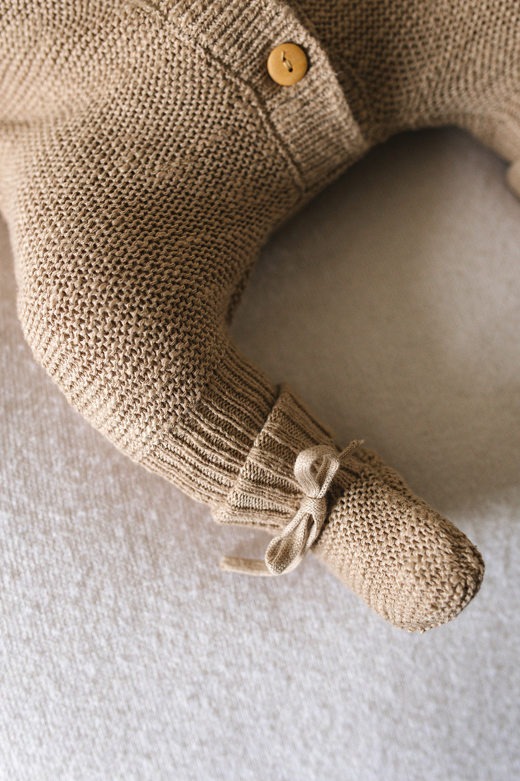 Beige Teddy Booties