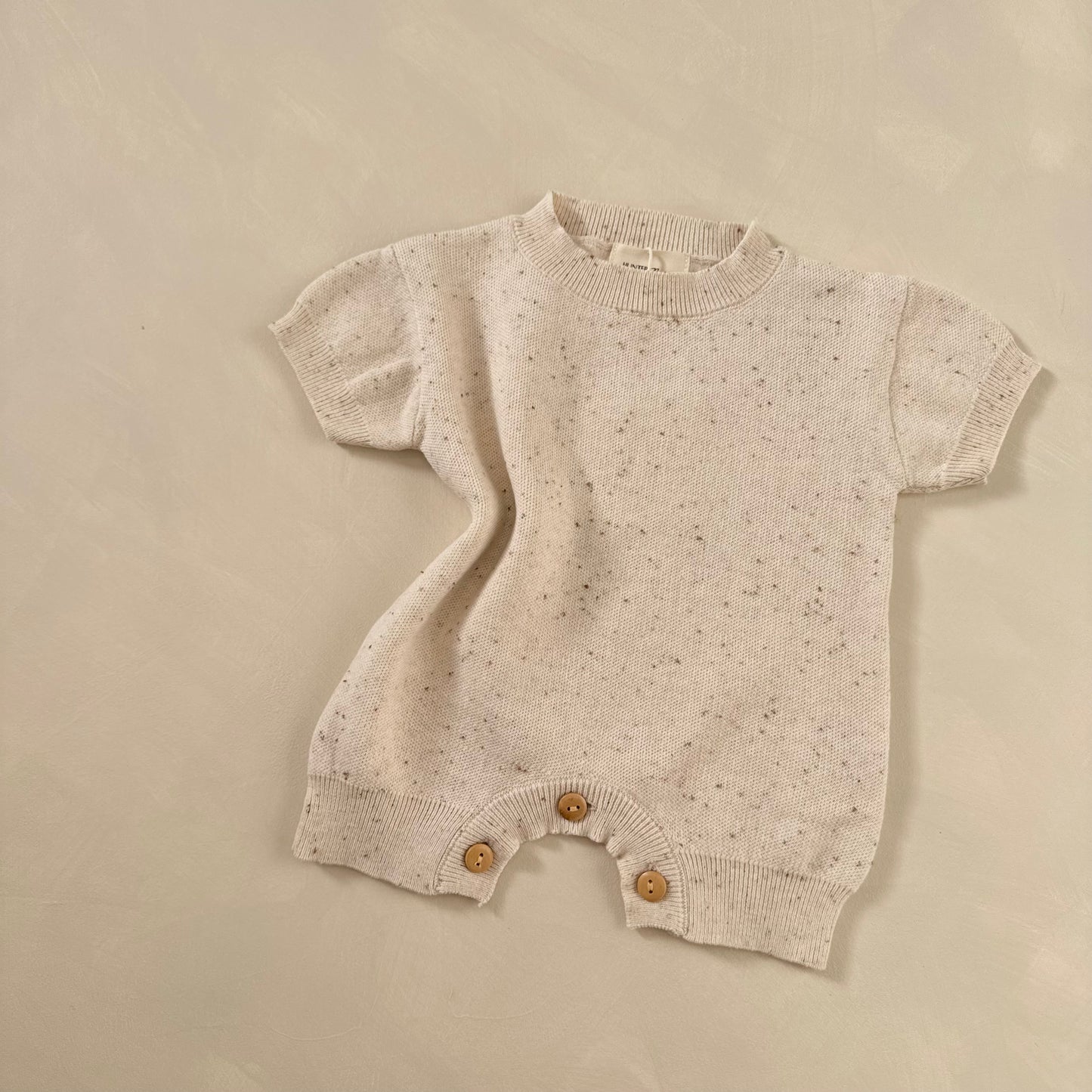 Cocoa Flecked Rue Romper