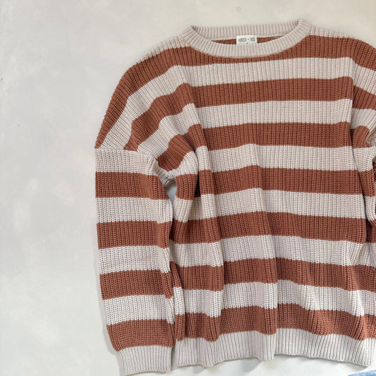 Adult Cinnamon Stripe Aspen Jumper Small Sample