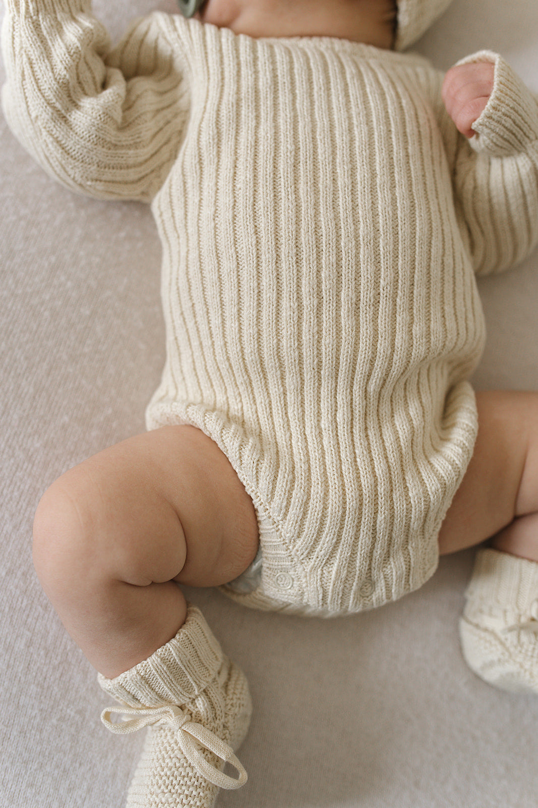 Oatmeal Teddy Bodysuit