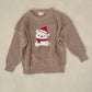 Christmas Bear Jumper (Red and Tan)