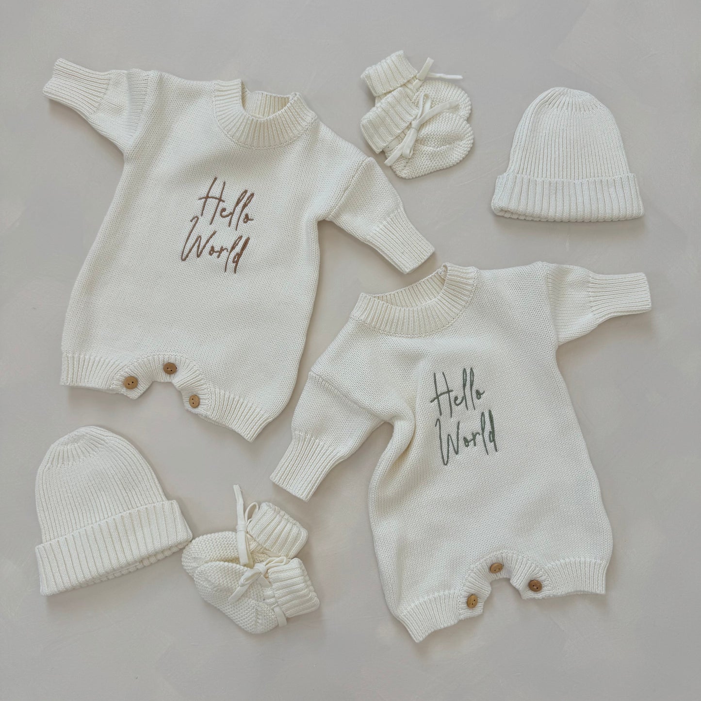 Hello World Romper Cloud