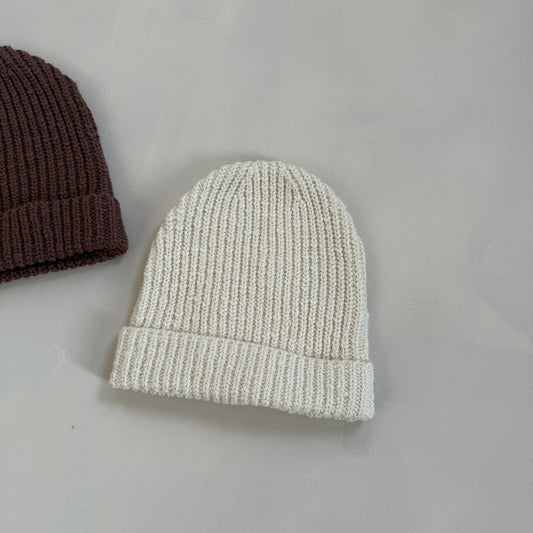 Oatmeal Teddy Beanie