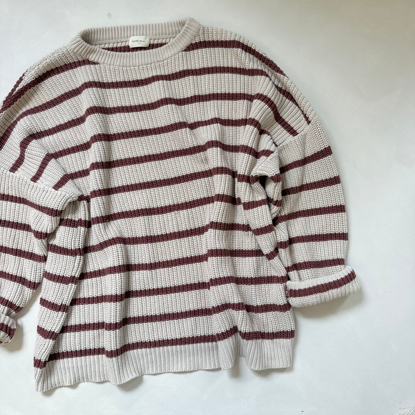 Adult Berry Stripe Aspen Jumper Small Sample