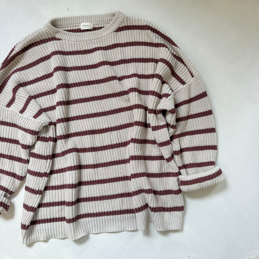 Adult Berry Stripe Aspen Jumper Small Sample