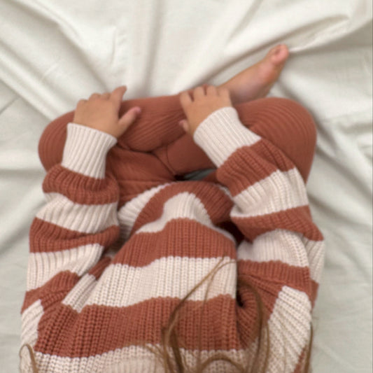 Cinnamon Stripe Aspen Jumper