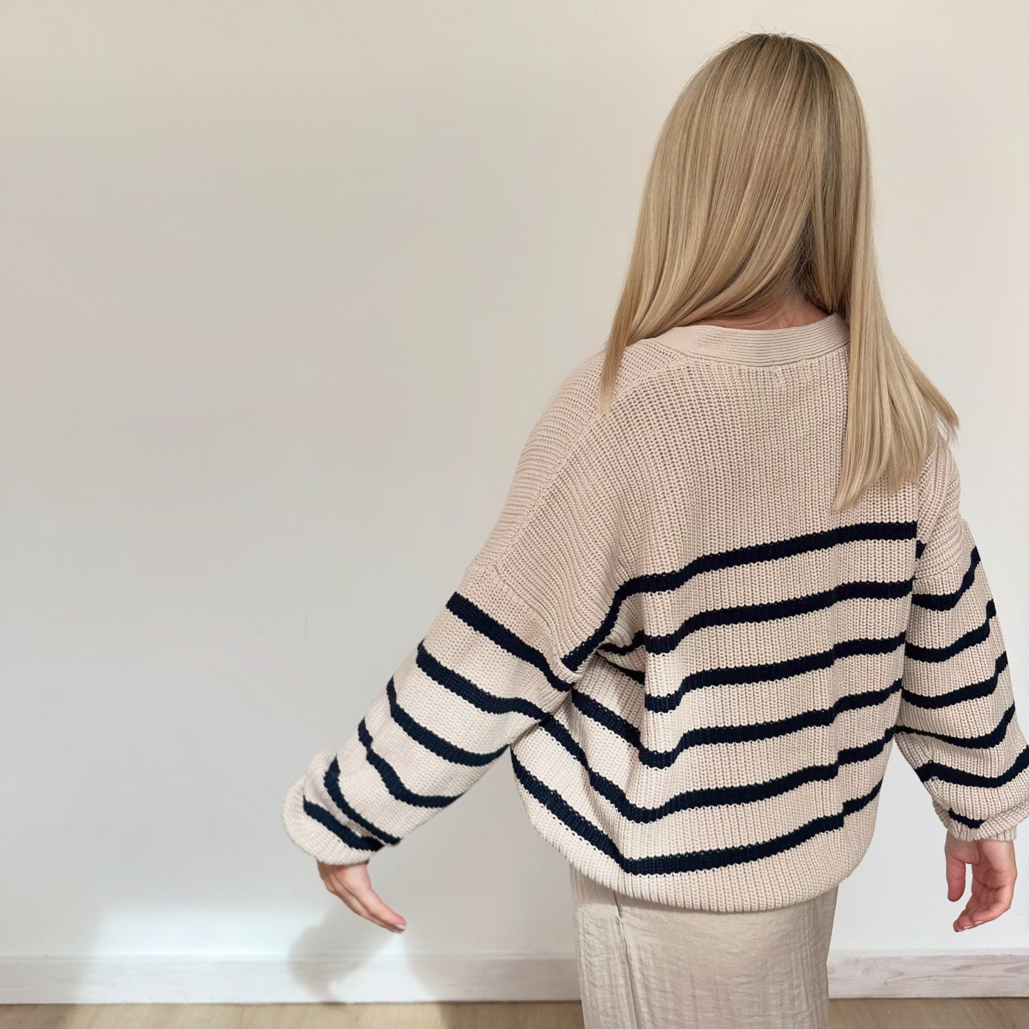 Adult Midnight Stripe Avery Cardigan