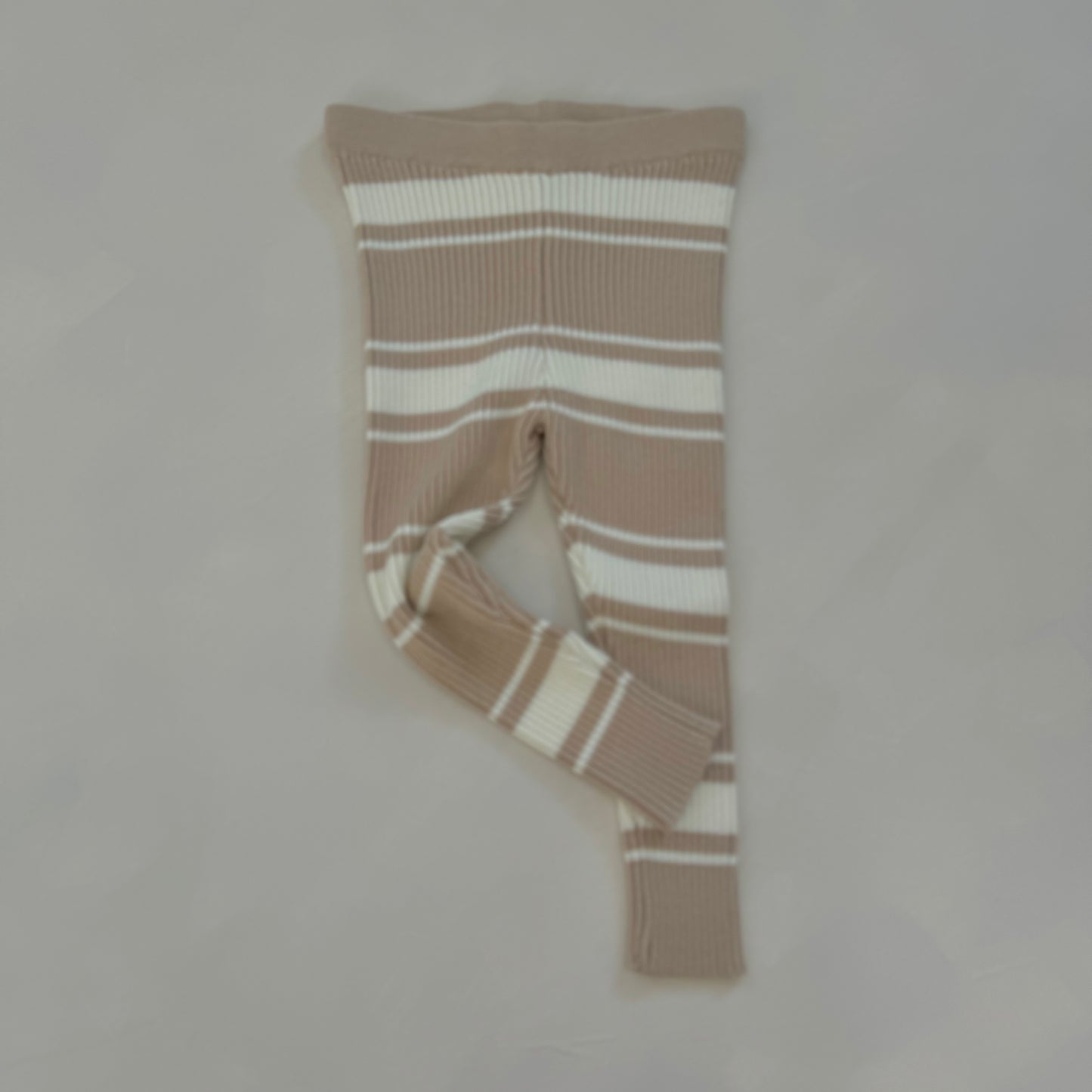 Beige Stripe Noa Leggings