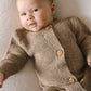 Beige Teddy Romper