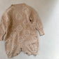 Tan Smiley river romper 2-3y preloved