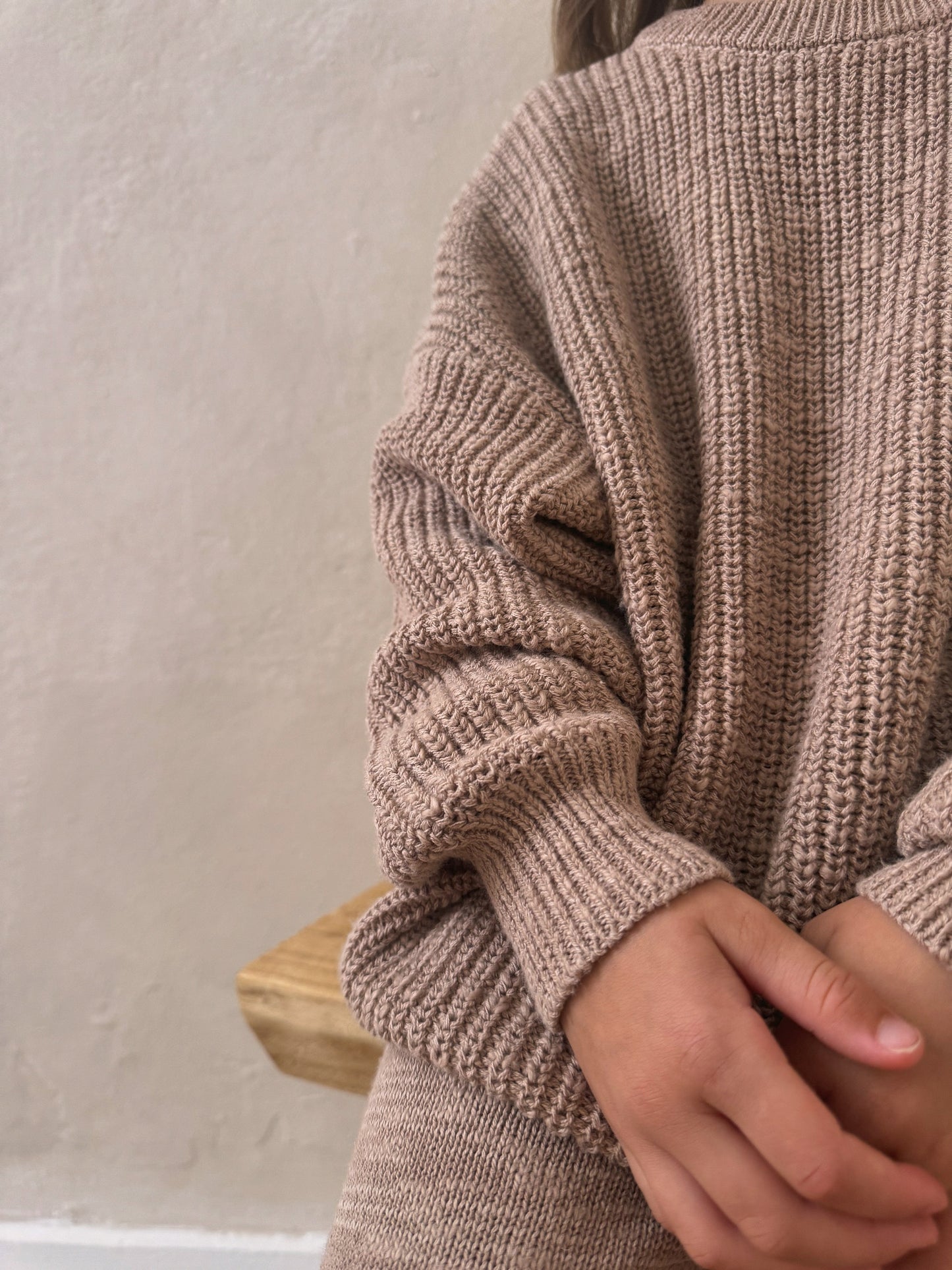Beige Teddy Jumper