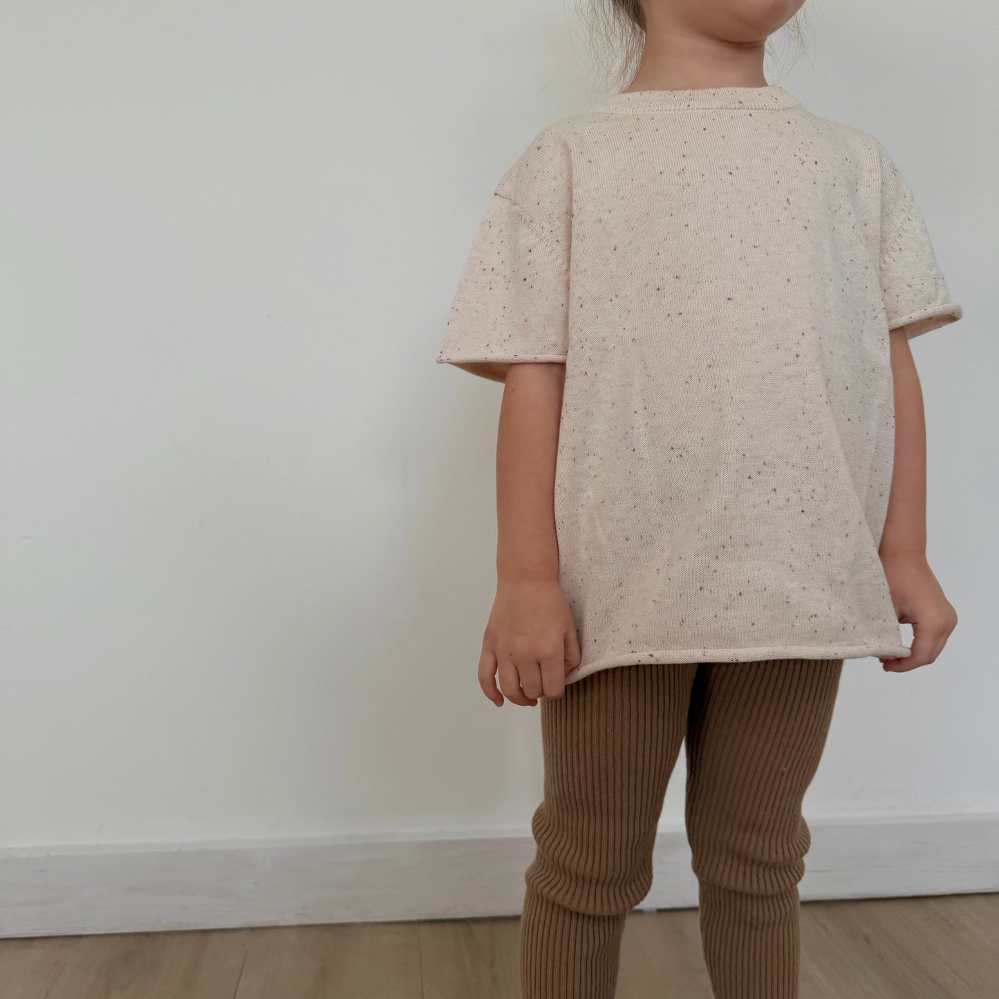 Cocoa Flecked Riley Tee