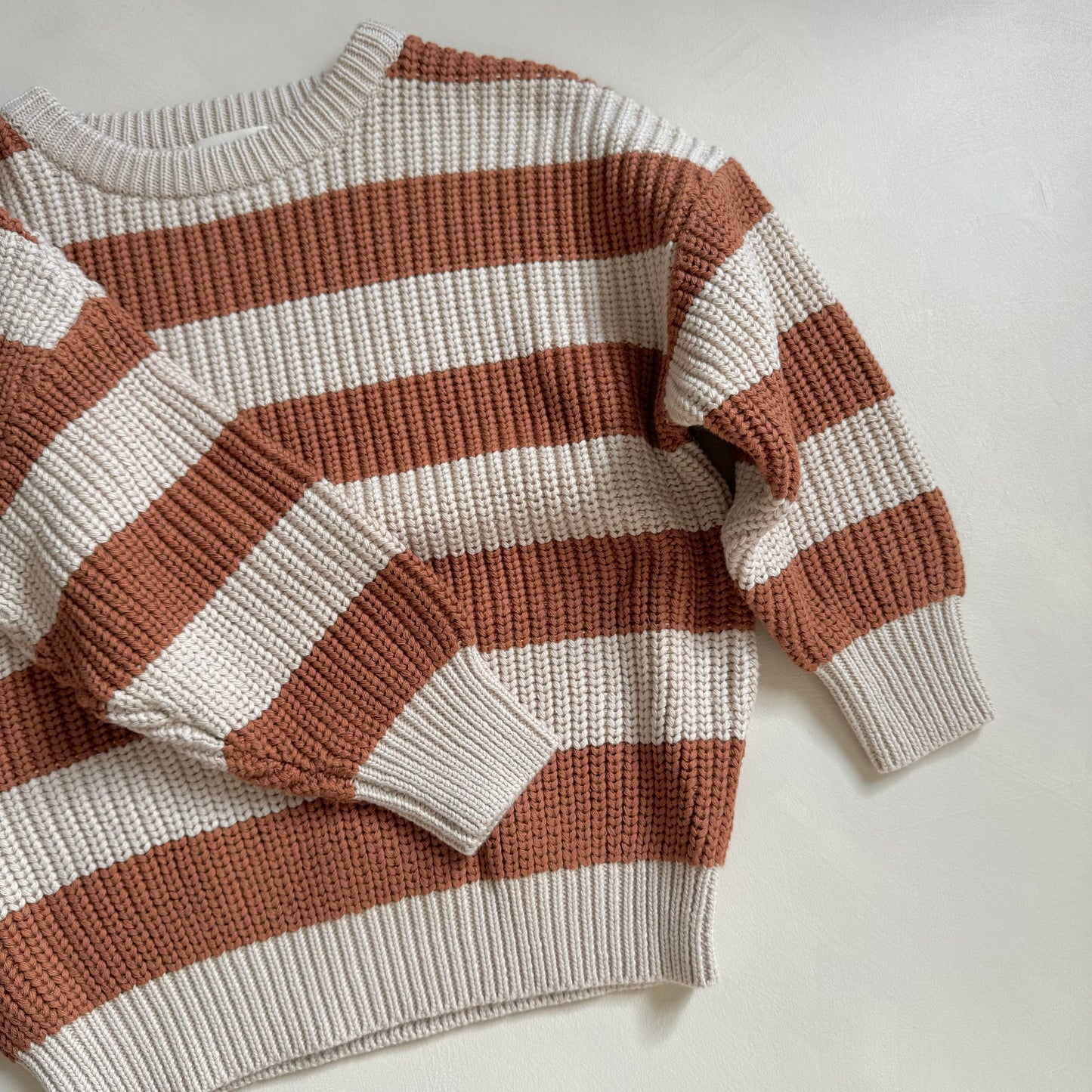 Cinnamon Stripe Aspen Jumper