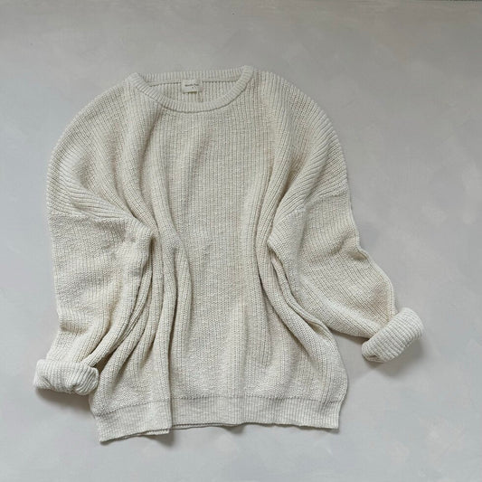 Adult Oatmeal Teddy Jumper