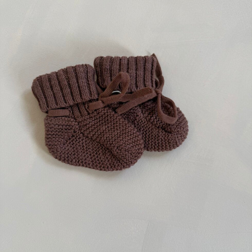 Cocoa Teddy Booties