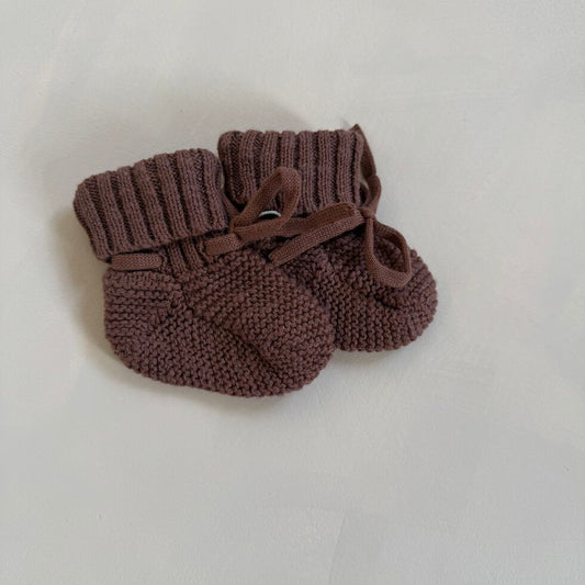 Cocoa Teddy Booties