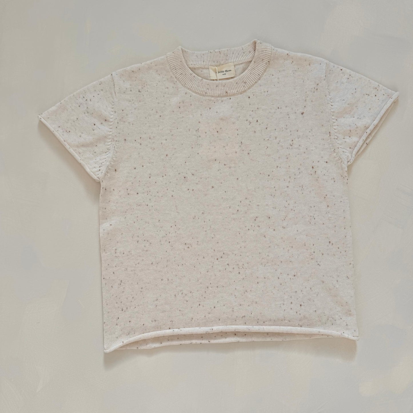 Cocoa Flecked Riley Tee