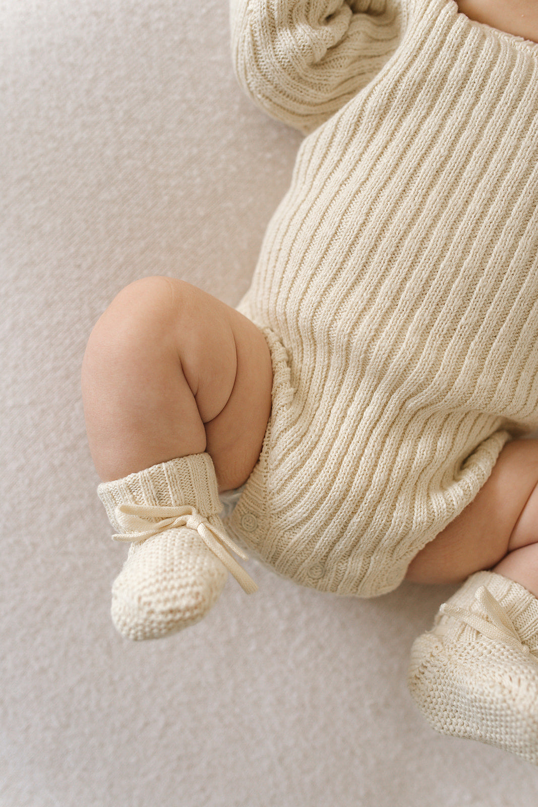 Oatmeal Teddy Booties