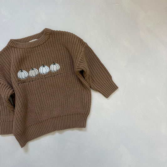 White Pumpkin Season Jumper