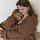 Adult Cocoa Teddy Cardigan
