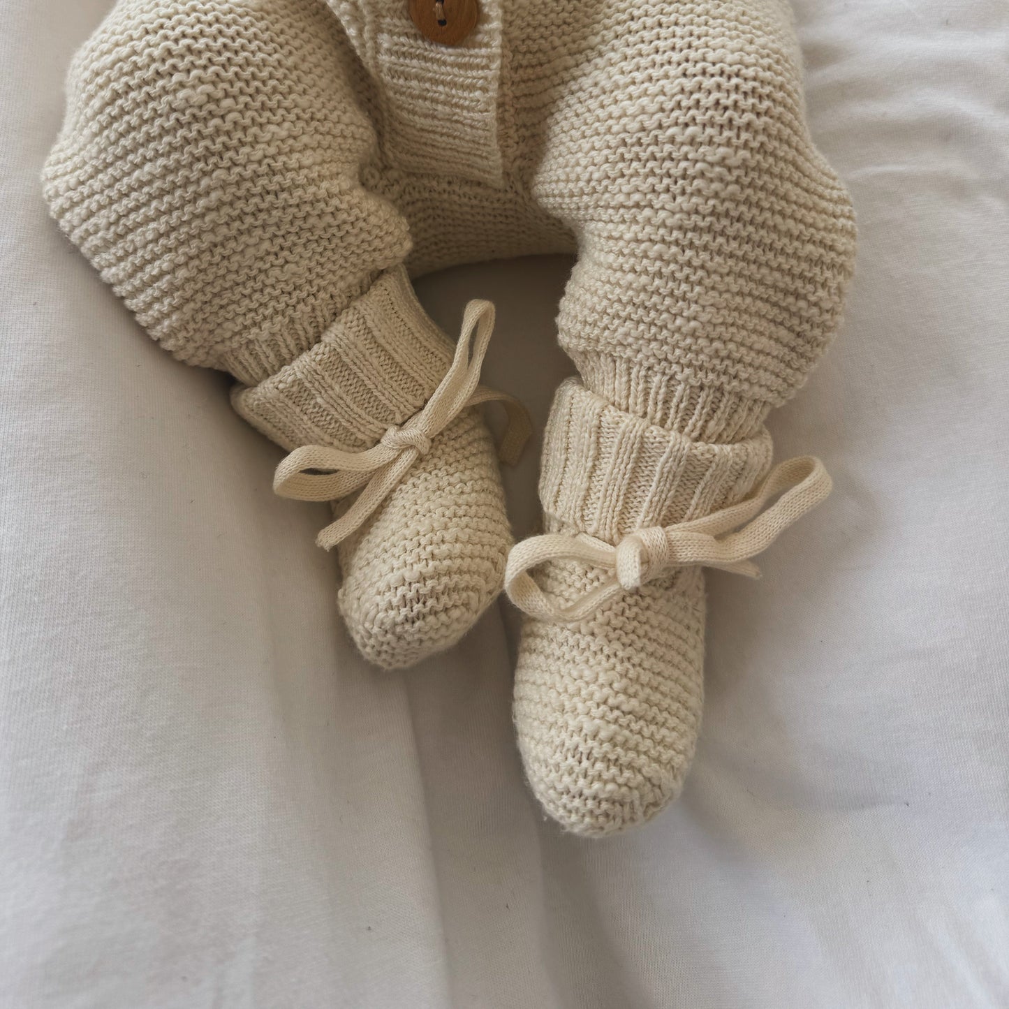 Oatmeal Teddy Romper