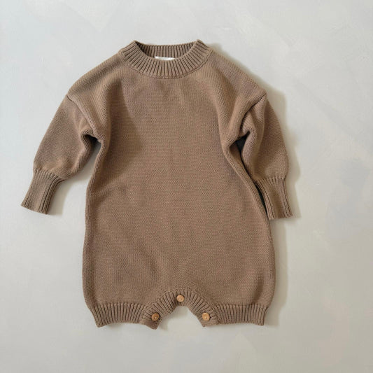 Latte River Romper 6-12m Sample