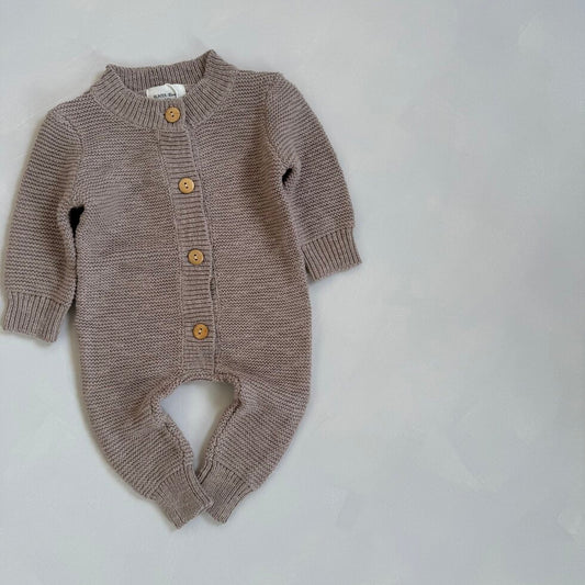 Beige Teddy Romper