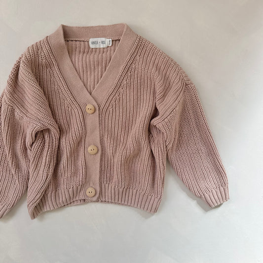 Hazelnut Avery Cardigan 3-4y Preloved