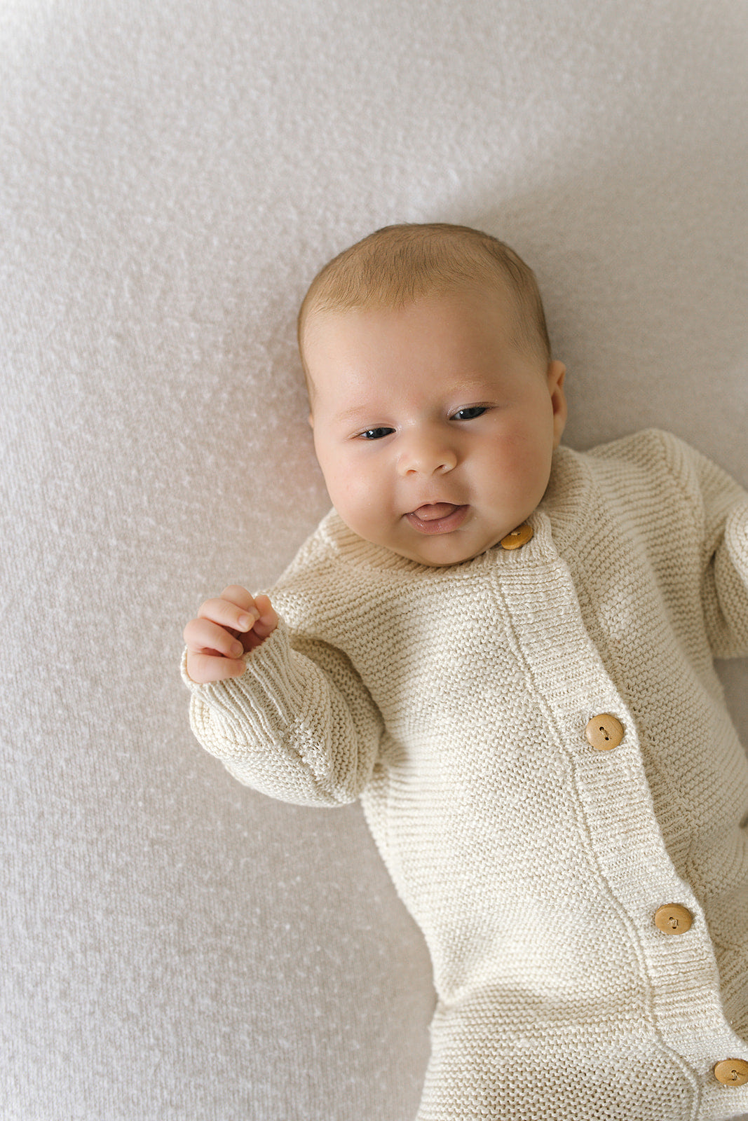 Oatmeal Teddy Romper