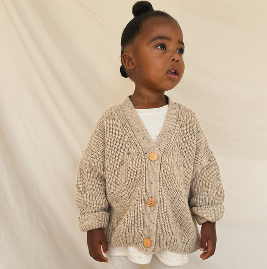 Oat Flecked Avery Cardigan