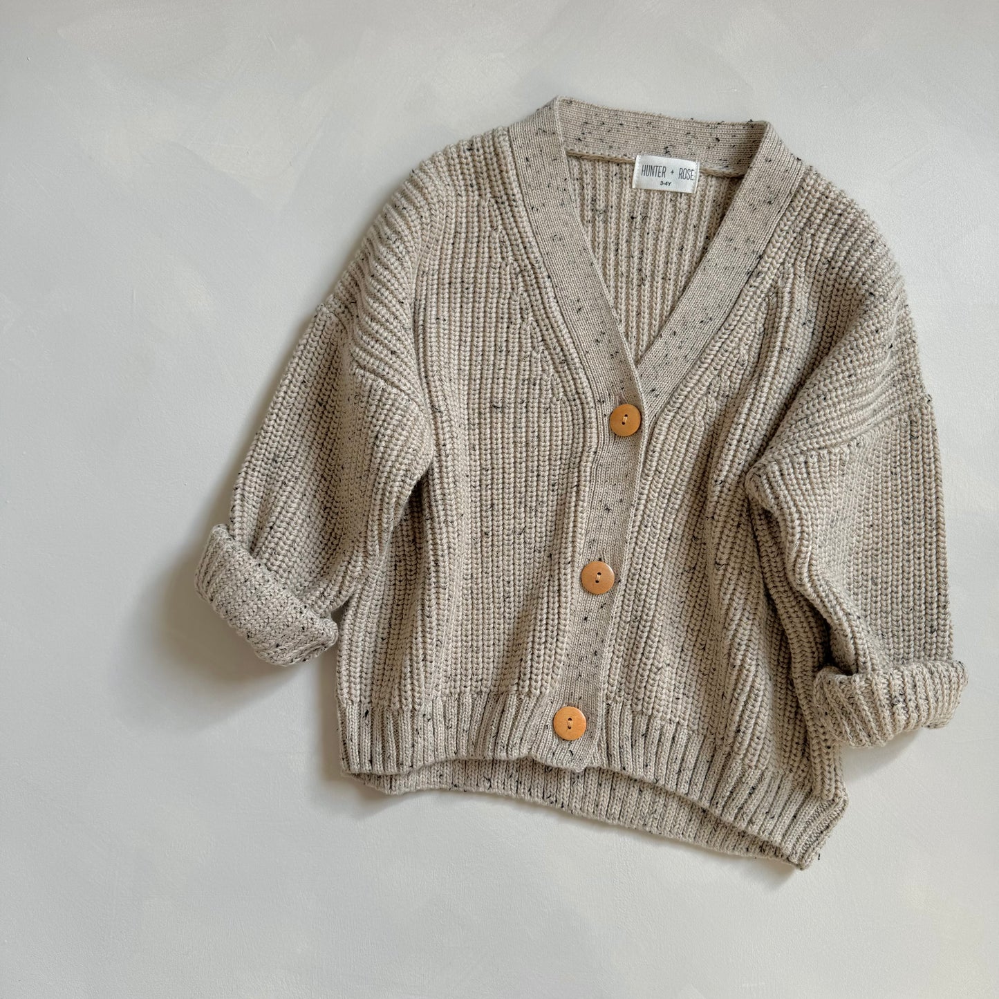 Oat Flecked Avery Cardigan