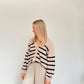 Adult Midnight Stripe Avery Cardigan